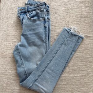 Zara Light Blue Skinny Jeans